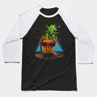 Retro Pineapple Beach Baseball T-Shirt